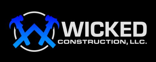 Wicked Construction LLC Dark Black Logo 500x200